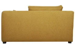 Miliboo Canapé D'angle|Voir Tous Les Canapés-Module d'angle droit pour canapé en tissu jaune cumin PLURIEL