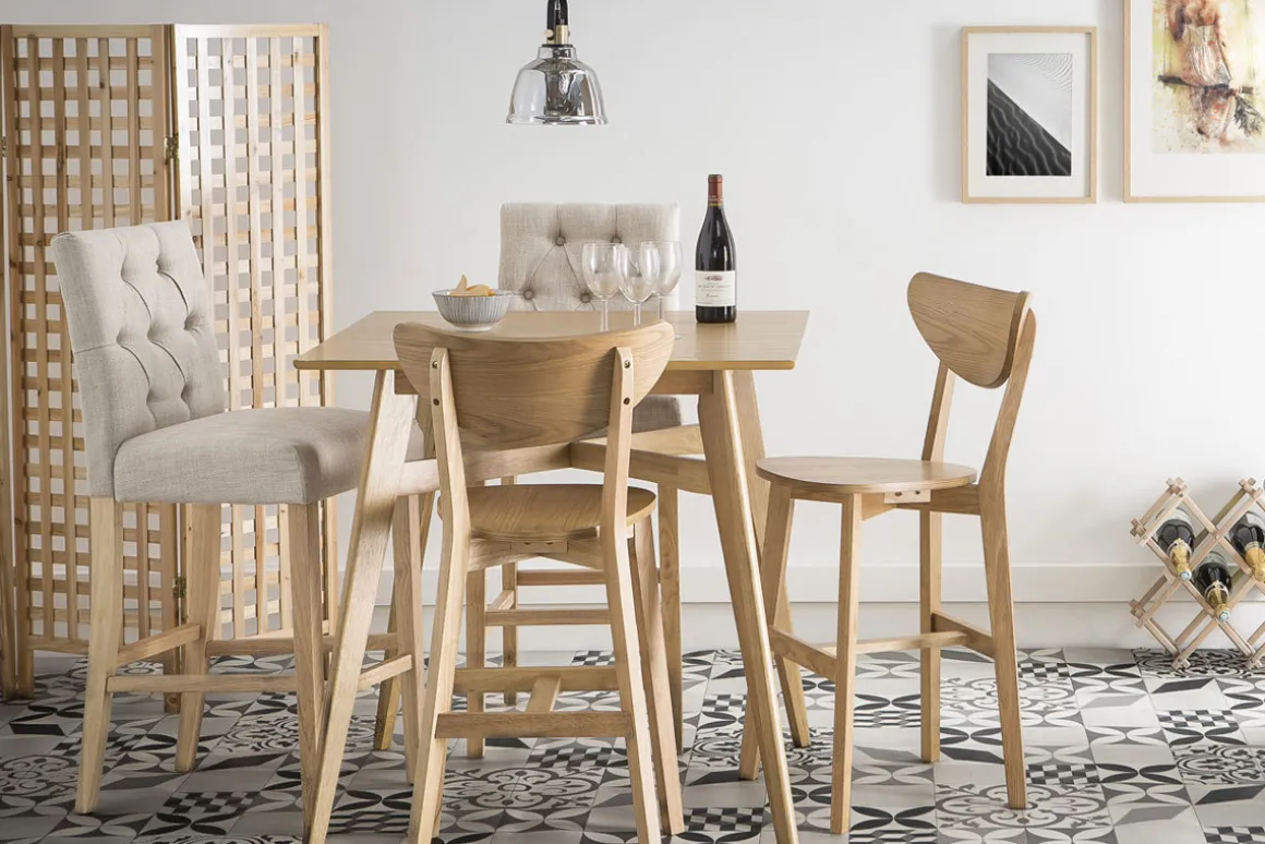 Miliboo Paravent-Paravent en bois clair motif ajouré 3 vantaux L133 cm AKKIKO