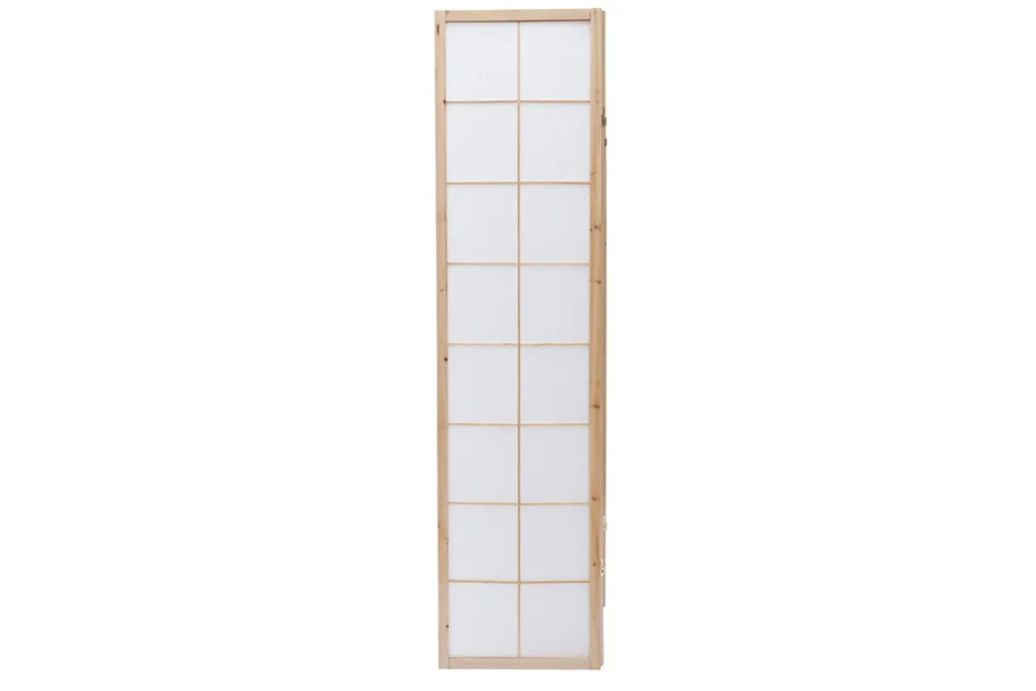 Miliboo Paravent-Paravent japonais en bois et papier de riz L176 cm IKUYO
