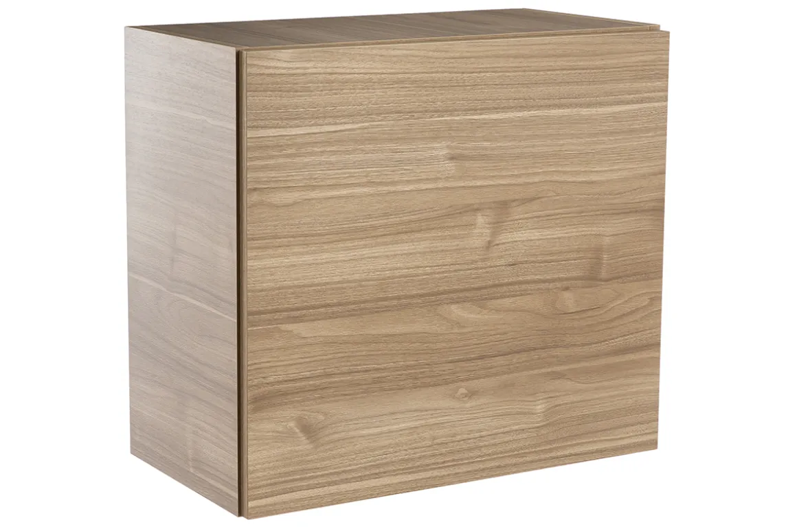 Miliboo Bibliothèque Et Étagère|Bibliothèque Et Étagère-Rangement mural fermé carré finition bois clair L55 cm ETERNEL