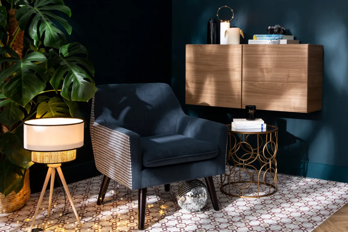 Miliboo Bibliothèque Et Étagère|Bibliothèque Et Étagère-Rangement mural fermé carré finition bois clair L55 cm ETERNEL