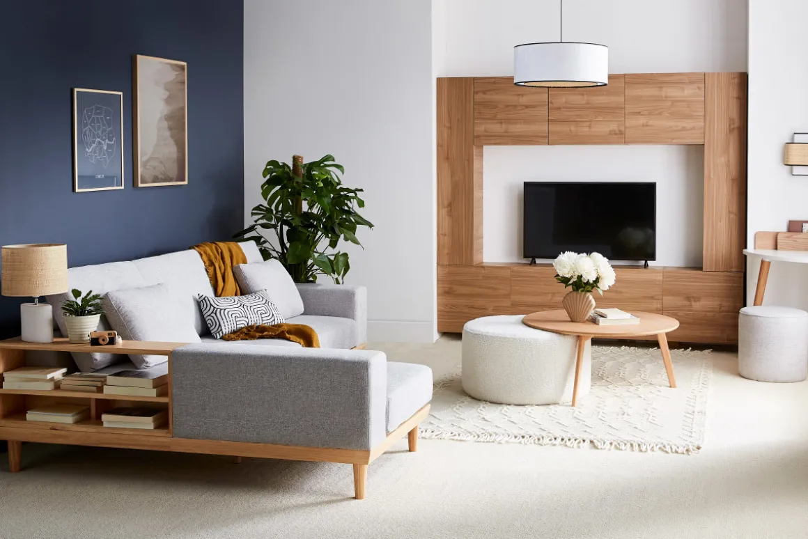 Miliboo Bibliothèque Et Étagère|Bibliothèque Et Étagère-Rangement mural fermé carré finition bois clair L55 cm ETERNEL