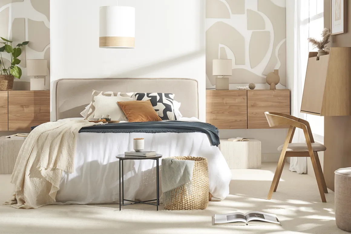 Miliboo Bibliothèque Et Étagère|Bibliothèque Et Étagère-Rangement mural fermé carré finition bois clair L55 cm ETERNEL