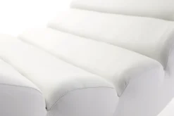 Miliboo Rocking Chair|Voir Tous Les Fauteuils-Rocking chair design blanc et acier chromé TAYLOR