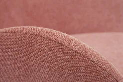 Miliboo Rocking Chair|Voir Tous Les Fauteuils-Rocking chair scandinave en tissu effet velours texturé terracotta, métal noir et bois clair ESKUA