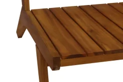 Miliboo Salon De Jardin-Salon de jardin banc 2 places et table basse en bois massif TIDAK