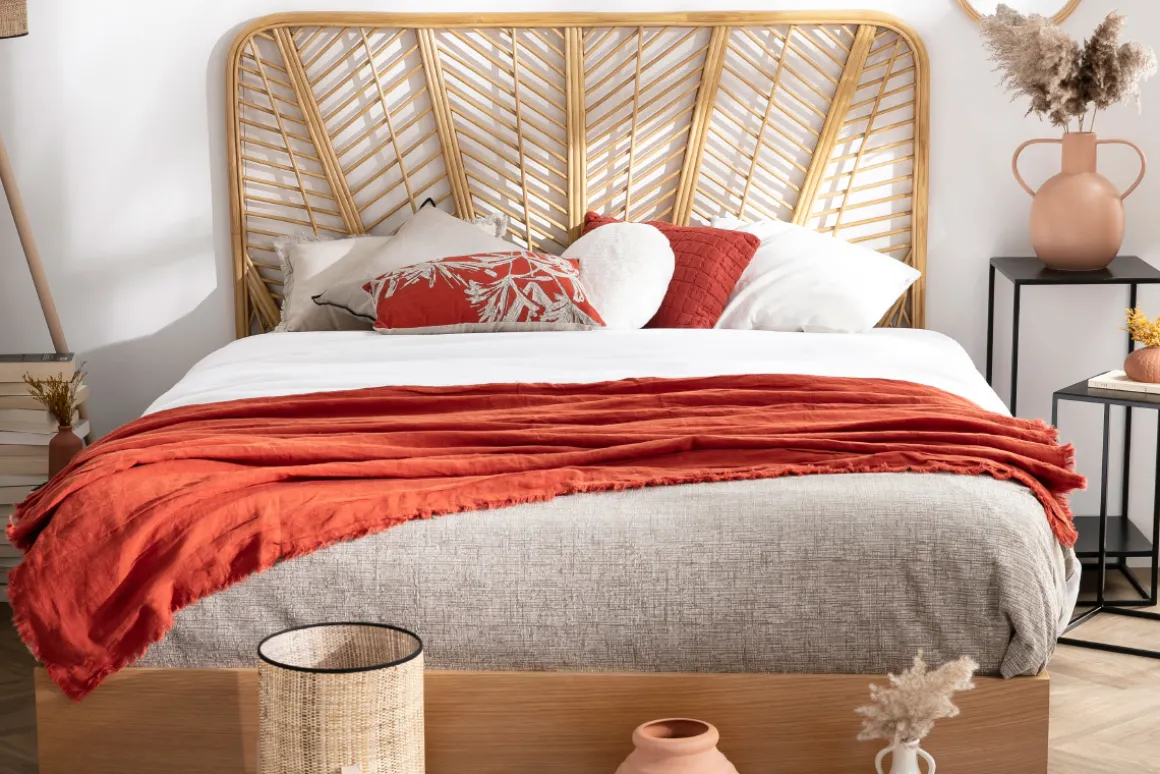 Miliboo Console|Table D'appoint-Sellettes gigognes en bois manguier massif et métal noir L34 cm (lot de 2) IGGY