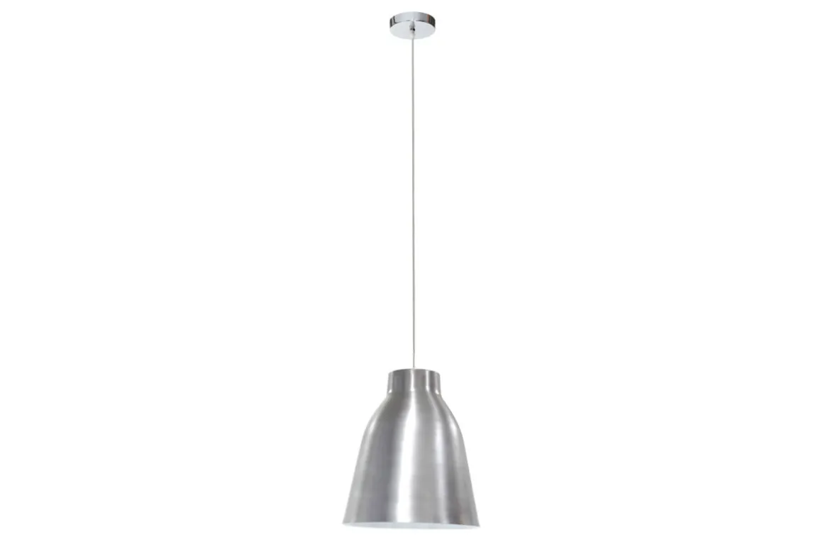 Miliboo Suspension|Suspension-Suspension design en métal acier gris chromé D40 cm COROLA L