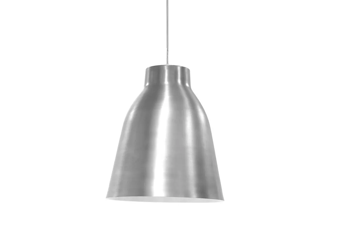 Miliboo Suspension|Suspension-Suspension design en métal acier gris chromé D40 cm COROLA L