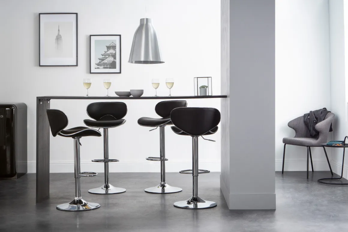 Miliboo Suspension|Suspension-Suspension design en métal acier gris chromé D40 cm COROLA L