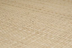 Miliboo Suspension|Suspension-Suspension en lin beige et rabane naturelle L55 cm AZAMI