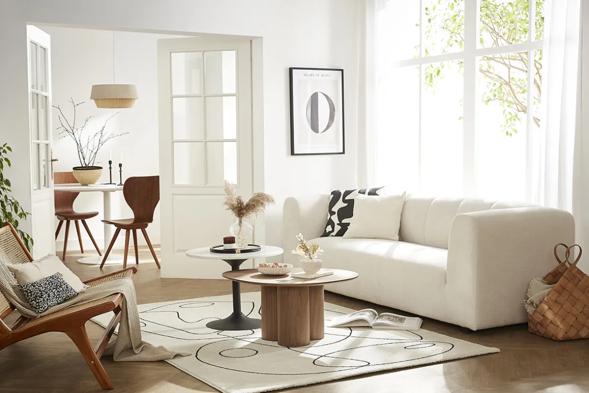 Miliboo Table À Manger Fixe-Table à manger design blanche ovale L170 cm HALIA