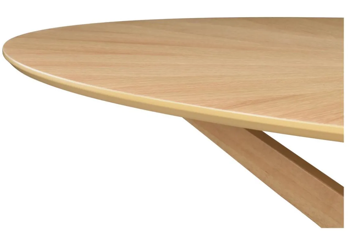 Miliboo Table À Manger Fixe-Table à manger design ovale chêne L160 cm DIELLI