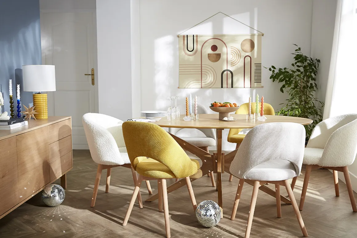 Miliboo Table À Manger Fixe-Table à manger design ovale chêne L160 cm DIELLI