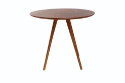 Miliboo Table À Manger Fixe-Table à manger design ronde noyer D90 ARTIK