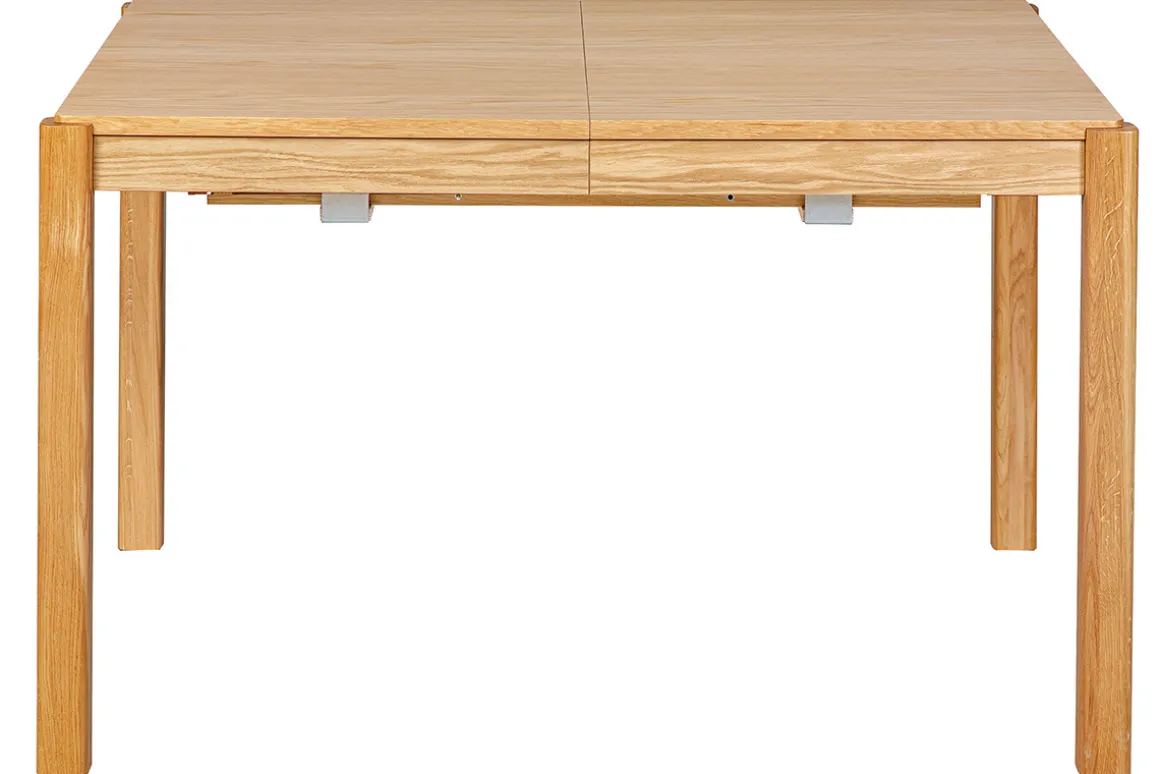 Miliboo Table Extensible-Table à manger extensible rallonges intégrées en bois clair chêne rectangulaire L125-238 cm AGALI