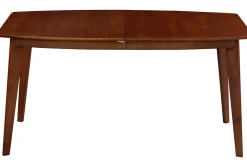 Miliboo Table Extensible-Table à manger extensible scandinave noyer L150-200 cm LEENA