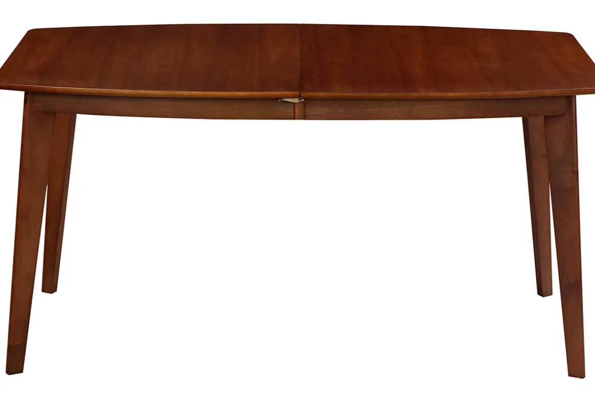 Miliboo Table Extensible-Table à manger extensible scandinave noyer L150-200 cm LEENA