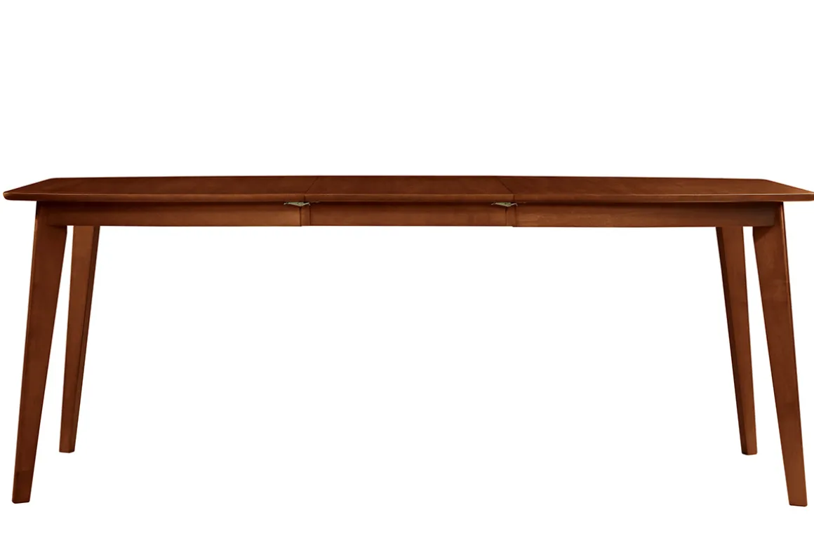 Miliboo Table Extensible-Table à manger extensible scandinave noyer L150-200 cm LEENA