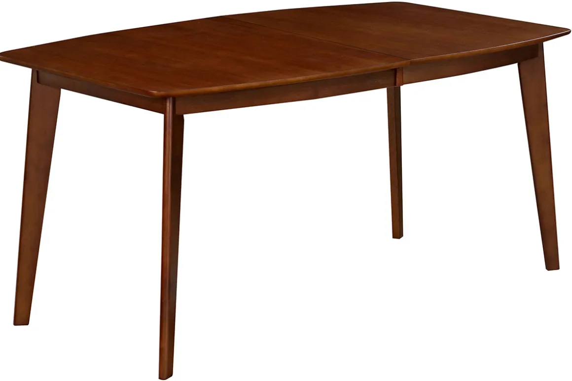 Miliboo Table Extensible-Table à manger extensible scandinave noyer L150-200 cm LEENA