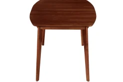 Miliboo Table Extensible-Table à manger extensible scandinave noyer L150-200 cm LEENA