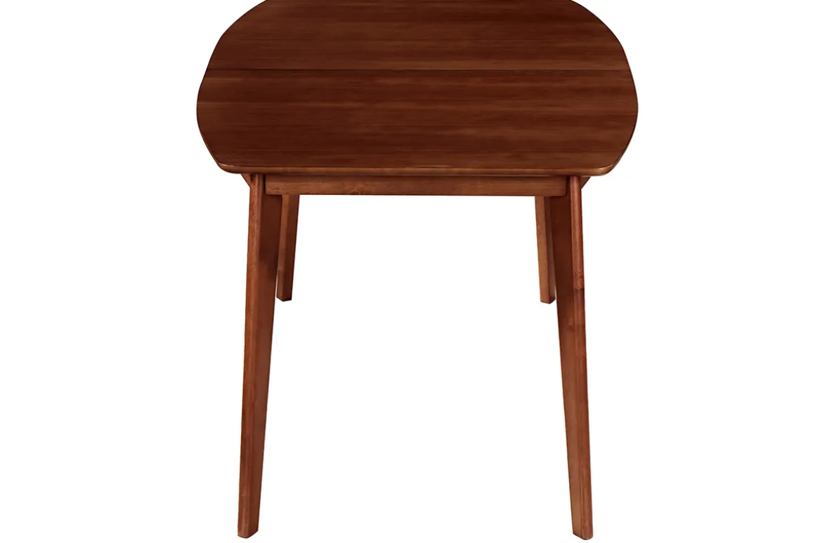 Miliboo Table Extensible-Table à manger extensible scandinave noyer L150-200 cm LEENA