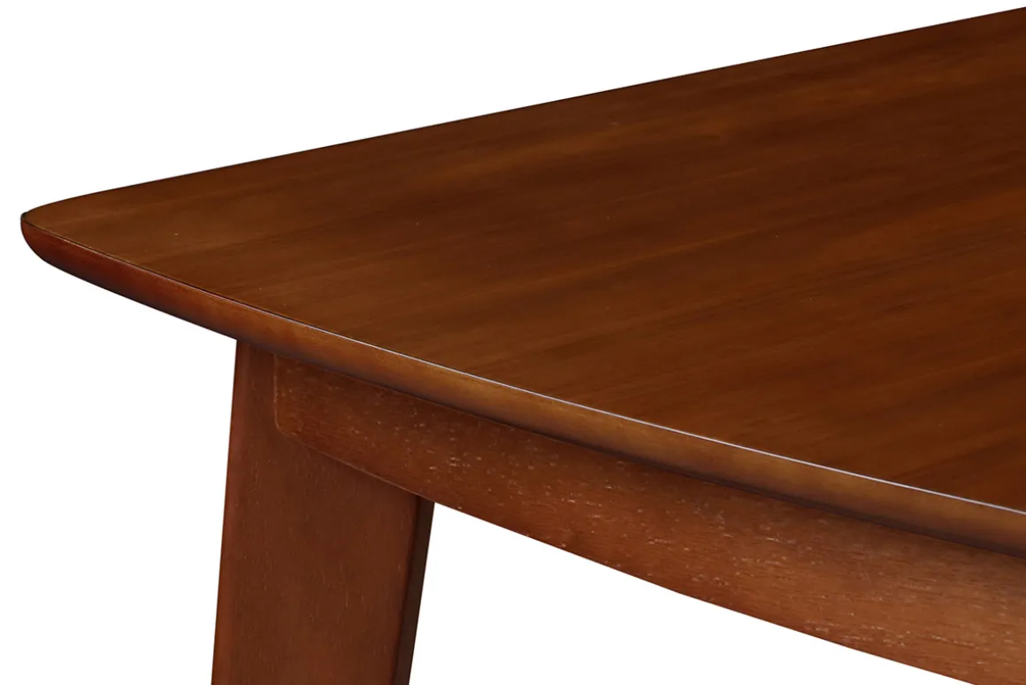 Miliboo Table Extensible-Table à manger extensible scandinave noyer L150-200 cm LEENA