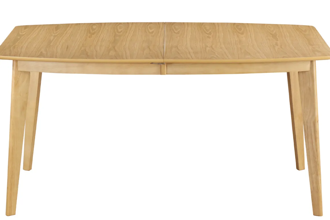 Miliboo Table Extensible-Table à manger extensible scandinave en bois clair L150-200 LEENA