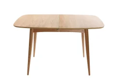 Miliboo Table Extensible-Table à manger extensible rectangulaire en bois clair L130-160 cm NORDECO