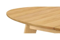 Miliboo Table Extensible-Table à manger extensible ovale en bois clair L150-200 cm MARIK