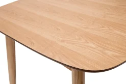 Miliboo Table Extensible-Table à manger extensible carrée en bois clair L90-130 cm NORDECO