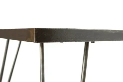 Miliboo Table À Manger Fixe-Table à manger industrielle bois manguier massif et métal L160 cm ATELIER