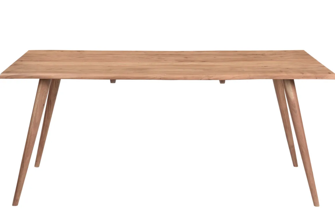 Miliboo Table À Manger Fixe-Table à manger rectangulaire en bois massif L175 cm SAVANA