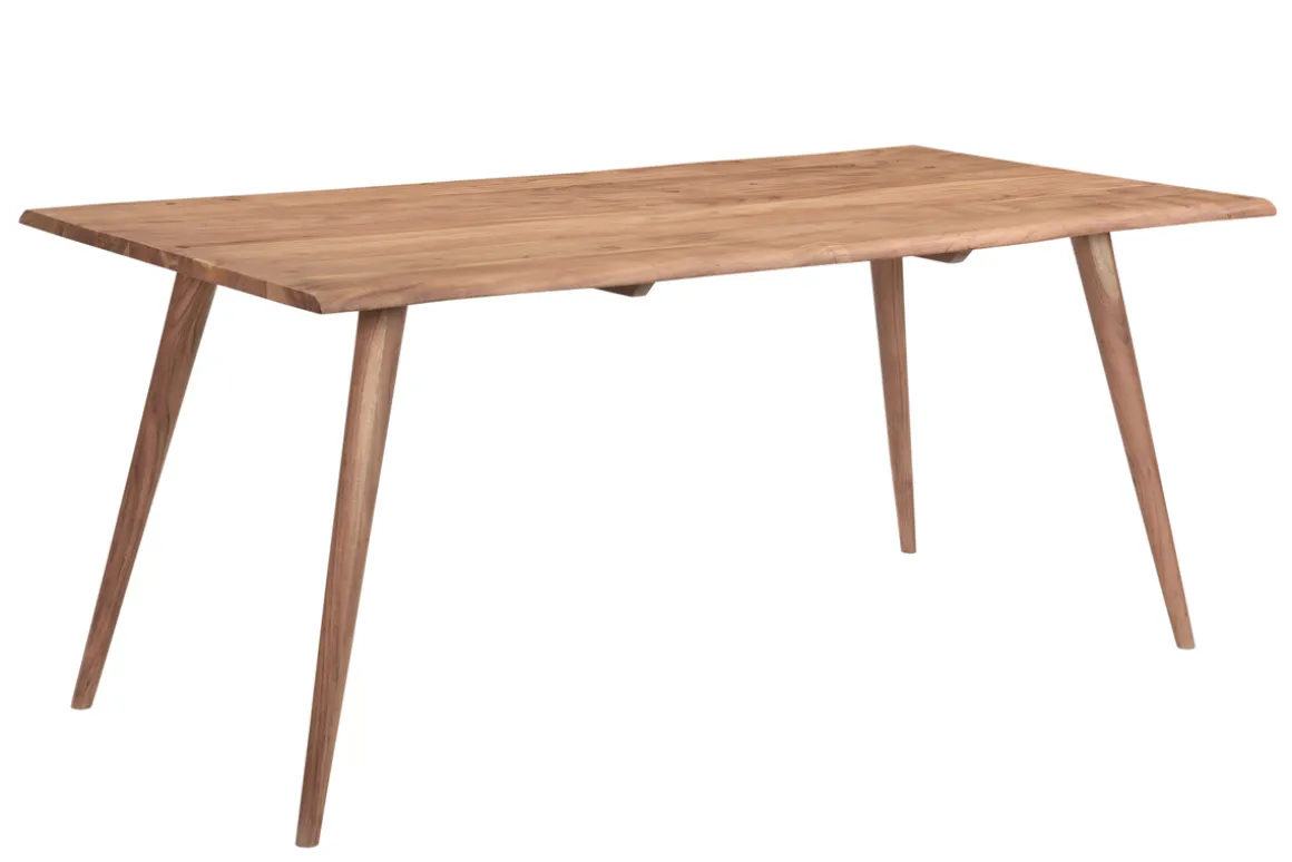 Miliboo Table À Manger Fixe-Table à manger rectangulaire en bois massif L175 cm SAVANA