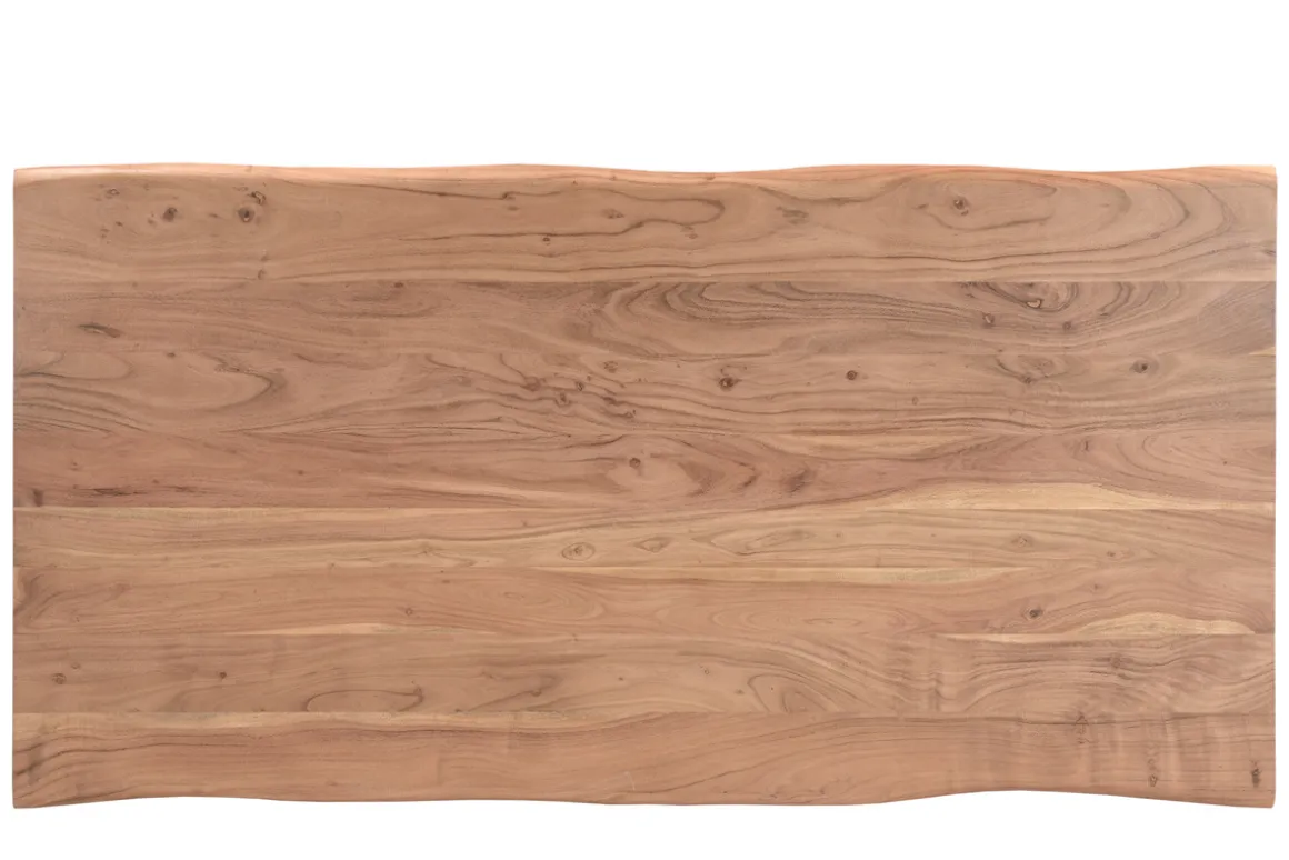 Miliboo Table À Manger Fixe-Table à manger rectangulaire en bois massif L175 cm SAVANA