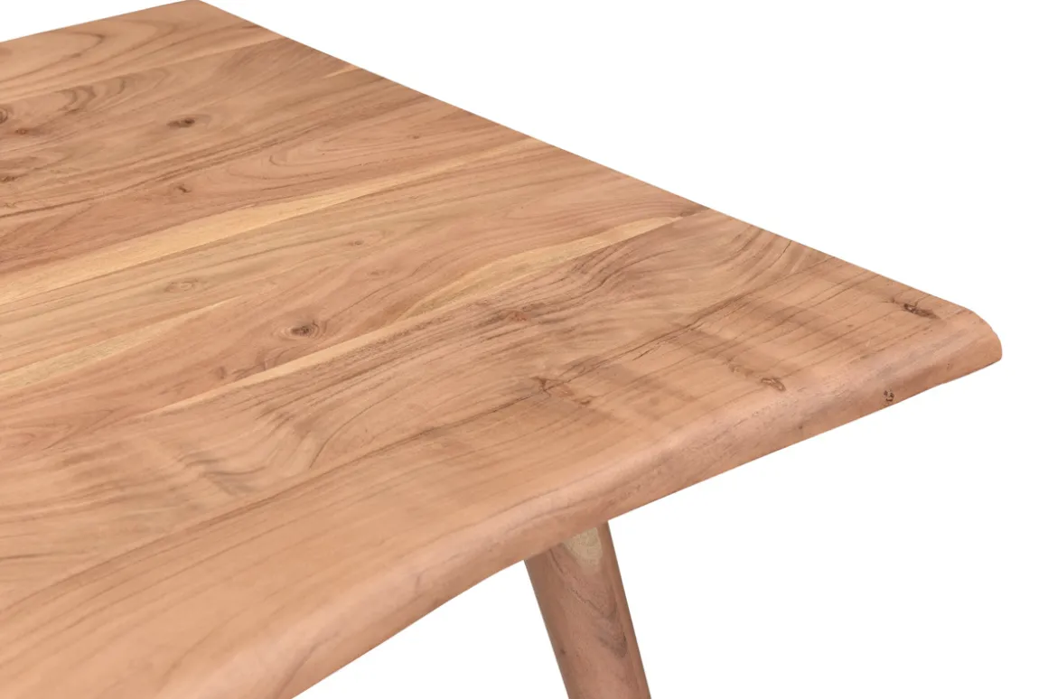 Miliboo Table À Manger Fixe-Table à manger rectangulaire en bois massif L175 cm SAVANA