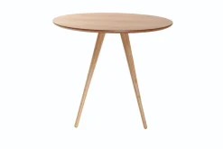 Miliboo Table À Manger Fixe-Table à manger ronde bois clair D90 cm ARTIK