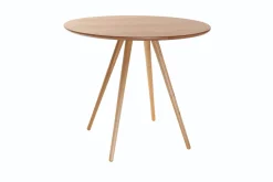 Miliboo Table À Manger Fixe-Table à manger ronde bois clair D90 cm ARTIK
