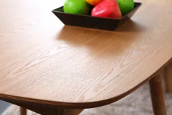 Miliboo Table À Manger Fixe-Table à manger scandinave carrée frêne naturel L90 cm BALTIK