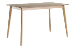 Miliboo Table À Manger Fixe-Table à manger scandinave finition frêne L120 cm ELION