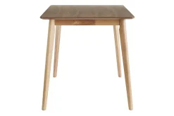 Miliboo Table À Manger Fixe-Table à manger scandinave finition frêne L120 cm ELION