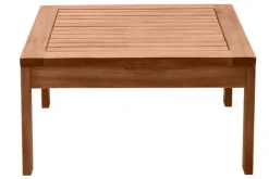 Miliboo Table De Jardin-Table basse de jardin carré en bois massif L60 cm SALVADOR