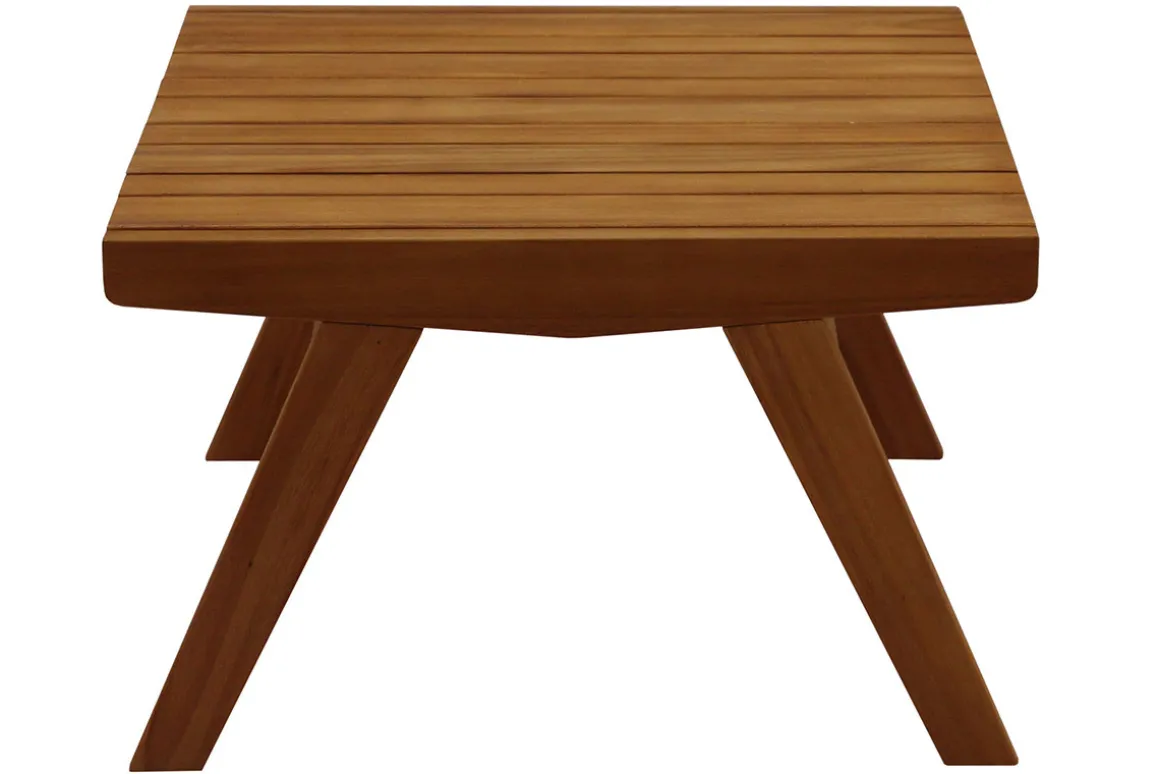 Miliboo Table De Jardin-Table basse de jardin en bois massif L65 cm TIDAK