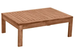 Miliboo Table De Jardin-Table basse de jardin en bois massif L90 cm SALVADOR