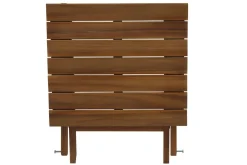 Miliboo Table De Jardin-Table basse de jardin pliante en bois massif L40 cm ITZA