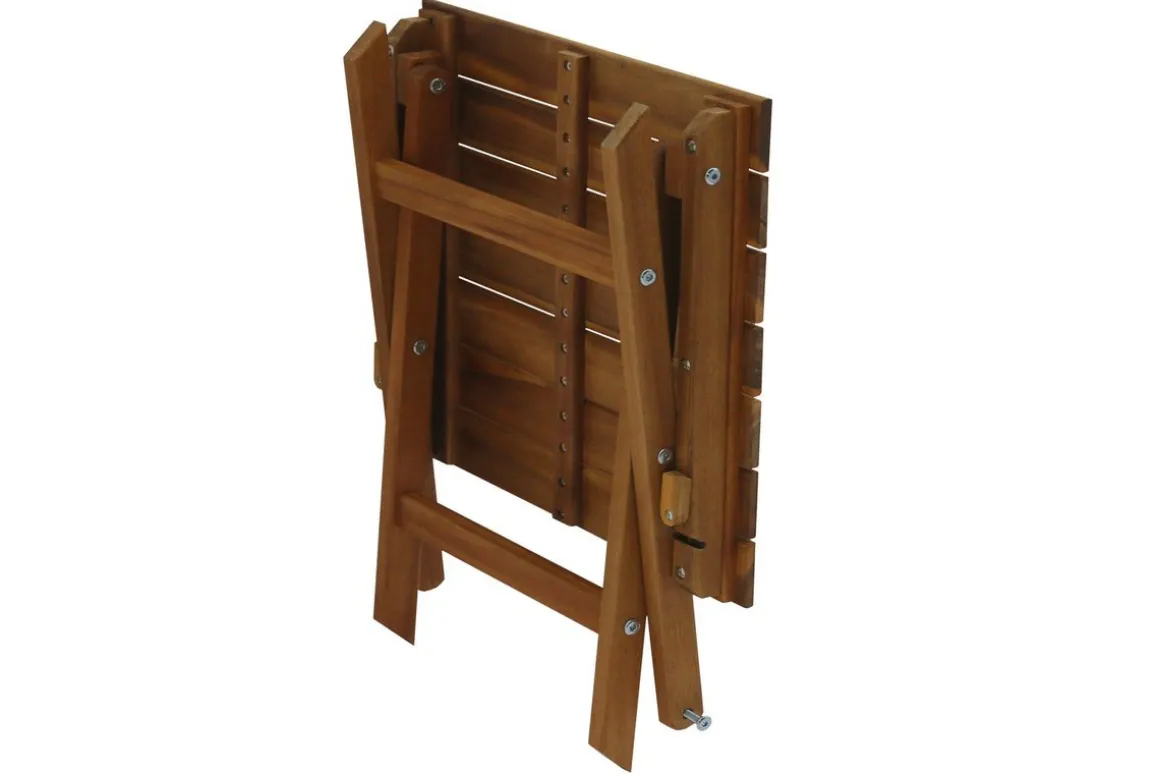 Miliboo Table De Jardin-Table basse de jardin pliante en bois massif L40 cm ITZA