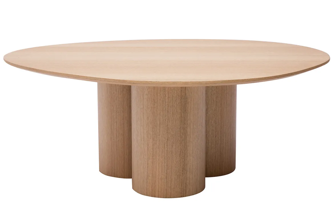 Miliboo Table Basse-Table basse design bois clair L100 cm HOLLEN