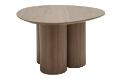 Miliboo Table Basse-Table basse design bois foncé noyer L78 cm HOLLEN