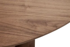 Miliboo Table Basse-Table basse design bois foncé noyer L78 cm HOLLEN