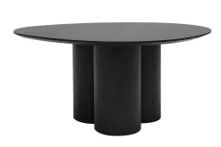 Miliboo Table Basse-Table basse design bois noir L78 cm HOLLEN